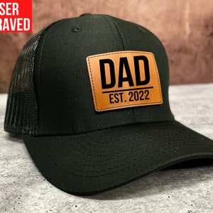 Dad Est 2023 or? Hat Personalize Name and Year, Perfect Gift for a New Dad Gift Fathers Day Gift Hat for Dad Hat Personalized