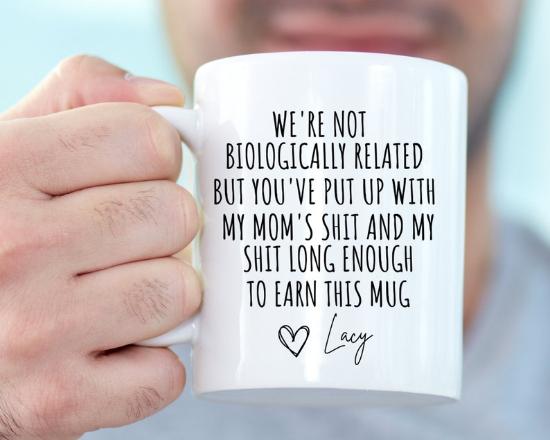 Personalized Step Dad Gift For Step Dad Mug, Bonus Dad Step Fathers Day Gift From Daughter Son Kids, Funny Stepdad Birthday Coffee Cup image 3