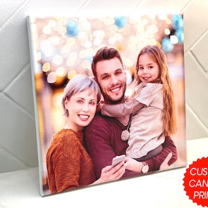 Custom Canvas Prints, Photo To Canvas, Family Photos, Wedding Picture, Custom Canvas, Canvas Wall Art, Photography Print, Photo Canvas