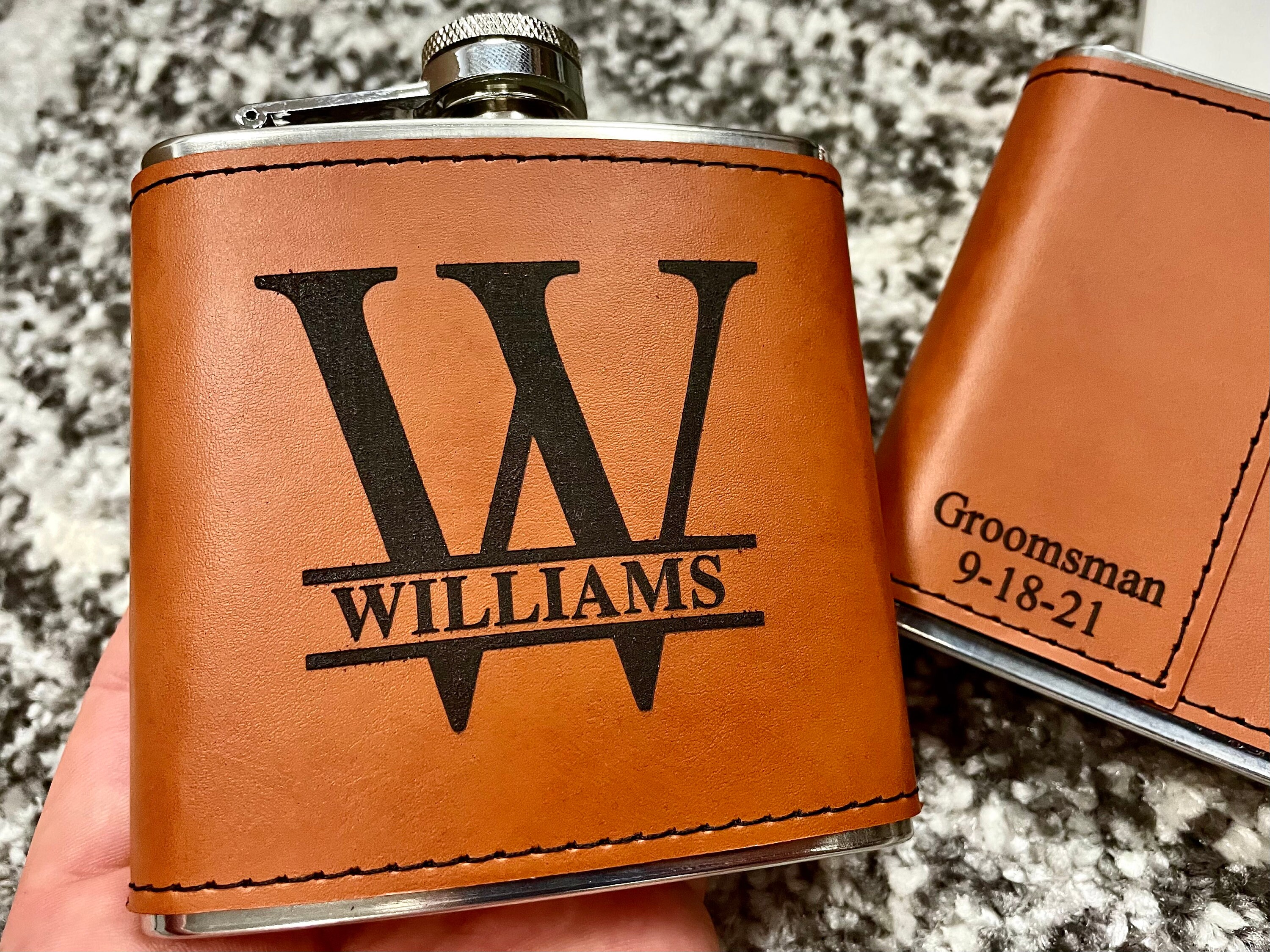 Groomsmen Flask Personalized Groomsmen Gift Flask for Etsy