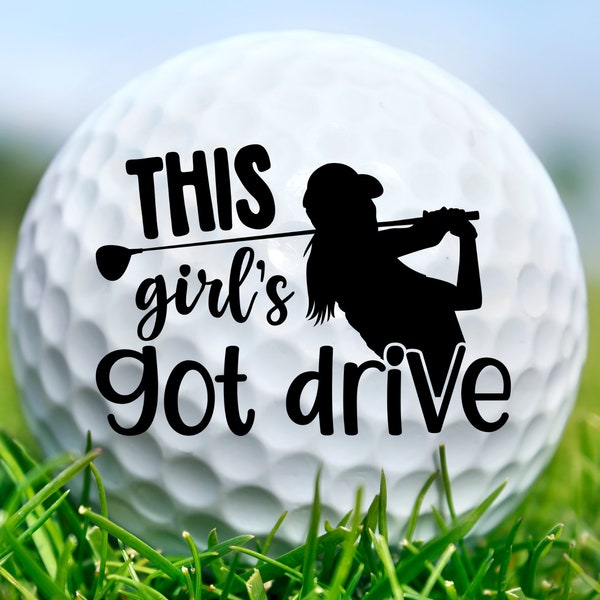 This Girls Got Drive Golf Balls, Golf Balls for Women, Womens Golf Gifts, Womens Golf Balls, Girl Golf, Golfer Gift for Women Golfing Gift