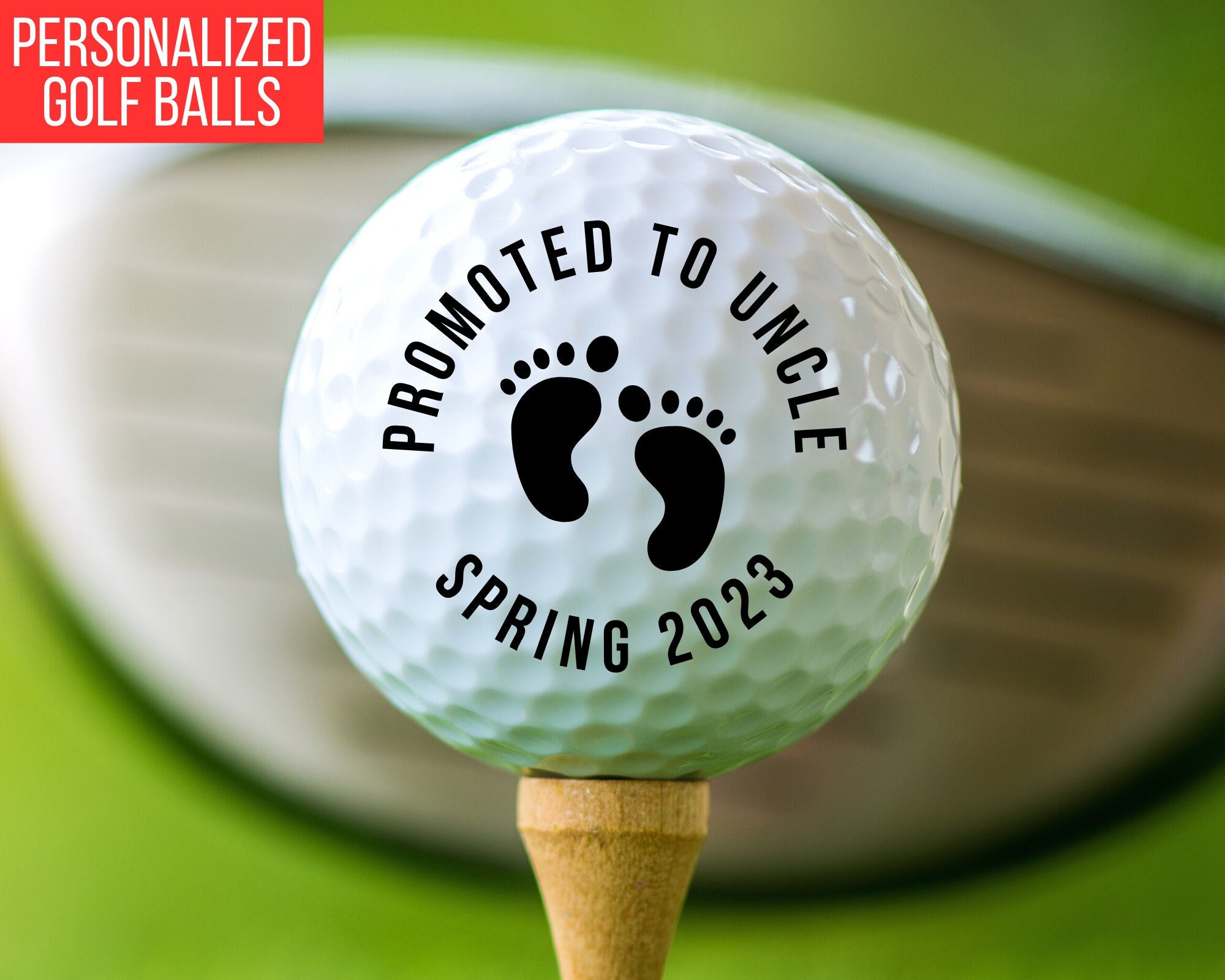 Papa Bear, Printed Golf Balls