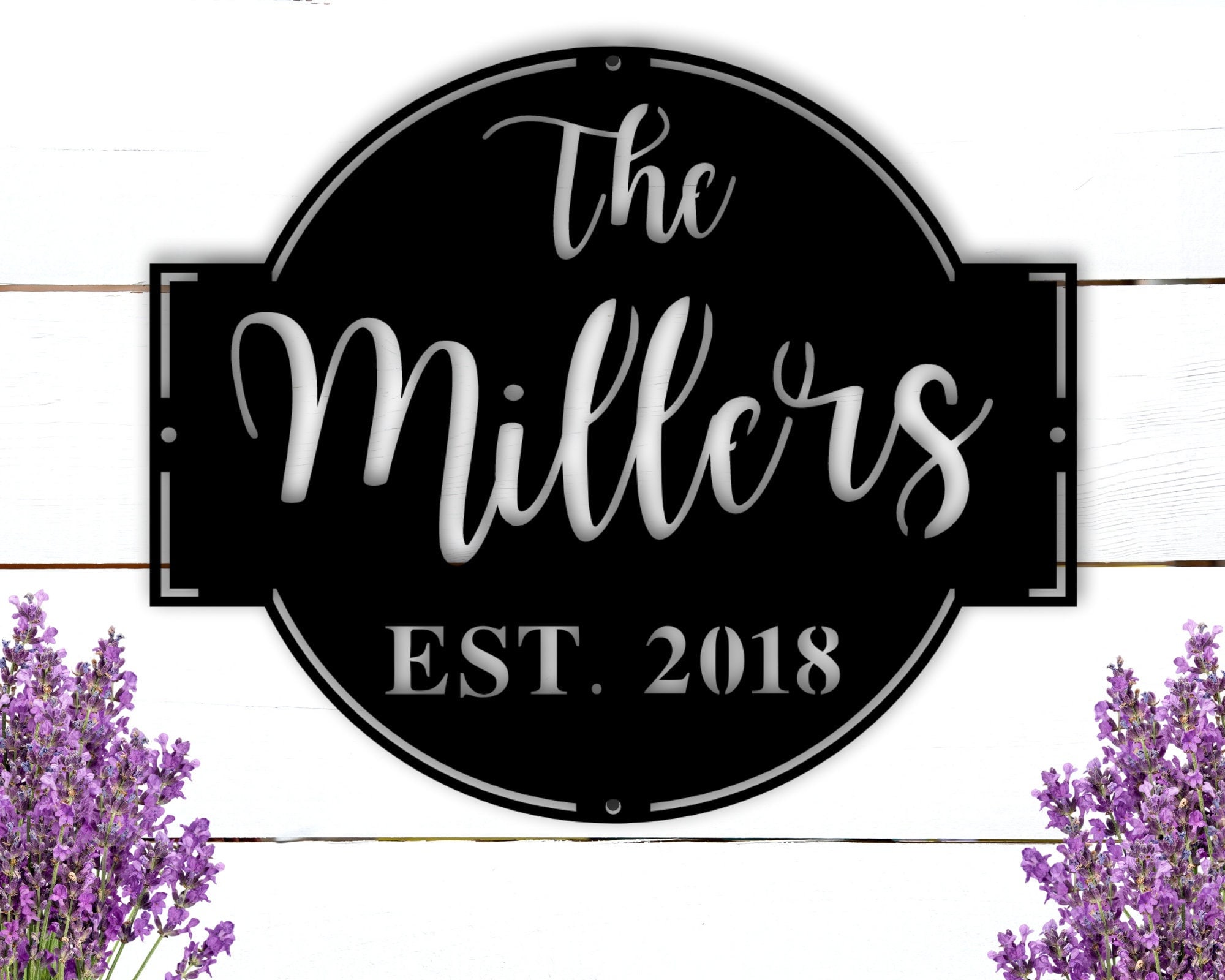 Custom Metal Sign, Personalized Metal Sign, Metal Signs Personalized, Outdoor Signs, Family Name Sign Metal, Last Name Metal Sign, Est Sign