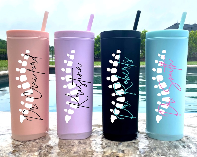 Chiropractor Gifts, Chiropractic Gifts, Chiropractor Graduation Gift, Spinal Surgeon Gift, Personalized Tumbler, Custom Tumbler with Straw bild 1