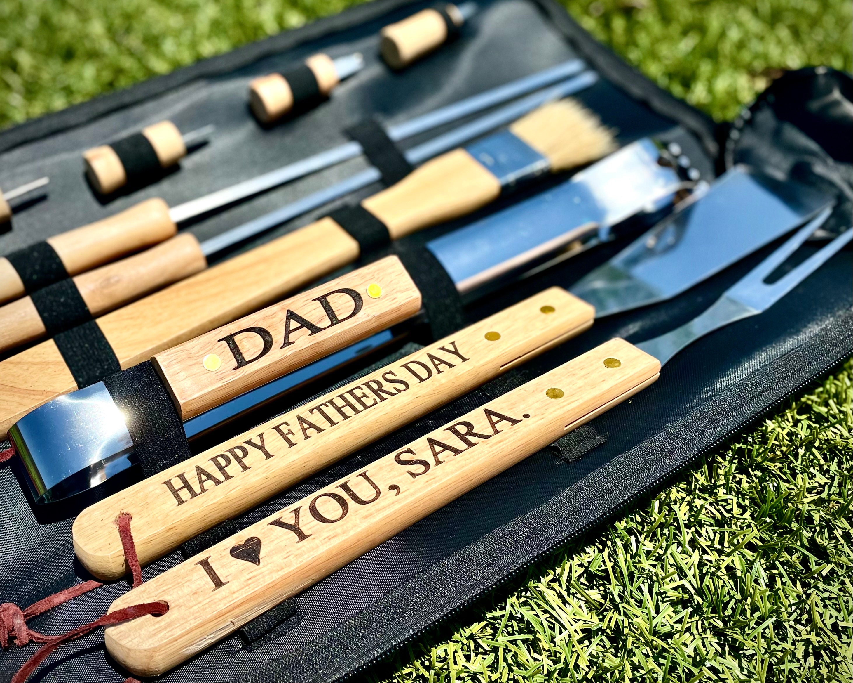 Grill Tongs Personalized, Gifts for Men, Father's Day Grandpa, Gift for  Father's Day, Barbecue Tongs, Dad Gift 