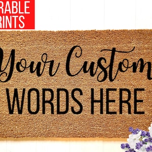 Homeowner Gift Welcome Y\u2019all Doormat Entryway Welcome Mat Housewarming Gift Front Porch Decor Cute Doormat Cute Gift Home Decor