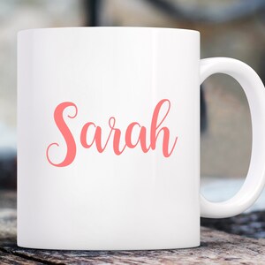 Personalized Coffee Mug, Custom Name Coffee Mug, Custom Mom Gift, Christmas Gift for Ladies, Custom Gift for Her, Coffee Mug for Mom