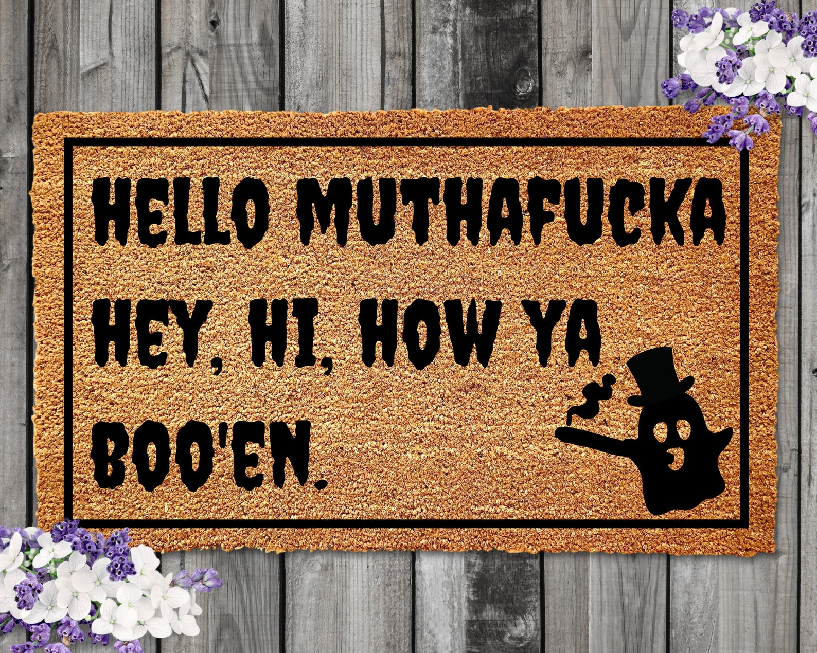 Funny Halloween Doormat Lil Wayne Doormat Halloween Etsy