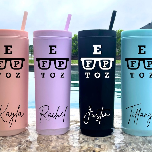 Regalos para optometría, regalo para optometristas, regalos para oftalmólogos, oftalmólogos, vaso para técnicos optometristas, técnicos optométricos, estudiantes de optometría