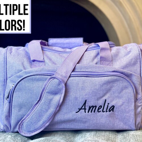 Personalized Girl Duffle Bag Monogrammed Duffle Bag for Girl Etsy
