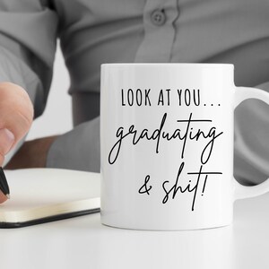 Graduation Mug Gift, Funny Grad Gift for Her, Graduation Gifts, Best Friend Gift, High School Graduation, Gift for Him, Graduation 2023 image 2