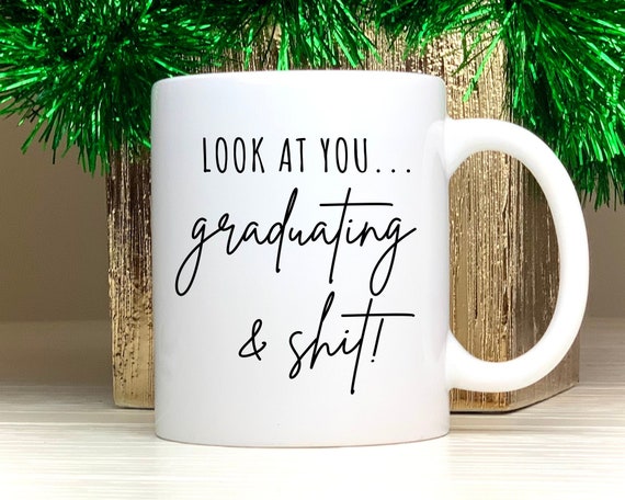 Graduation Mug Gift, Funny Grad Gift for Her, Graduation Gifts, Best Friend Gift, High School Graduation, Gift for Him, Graduation 2023