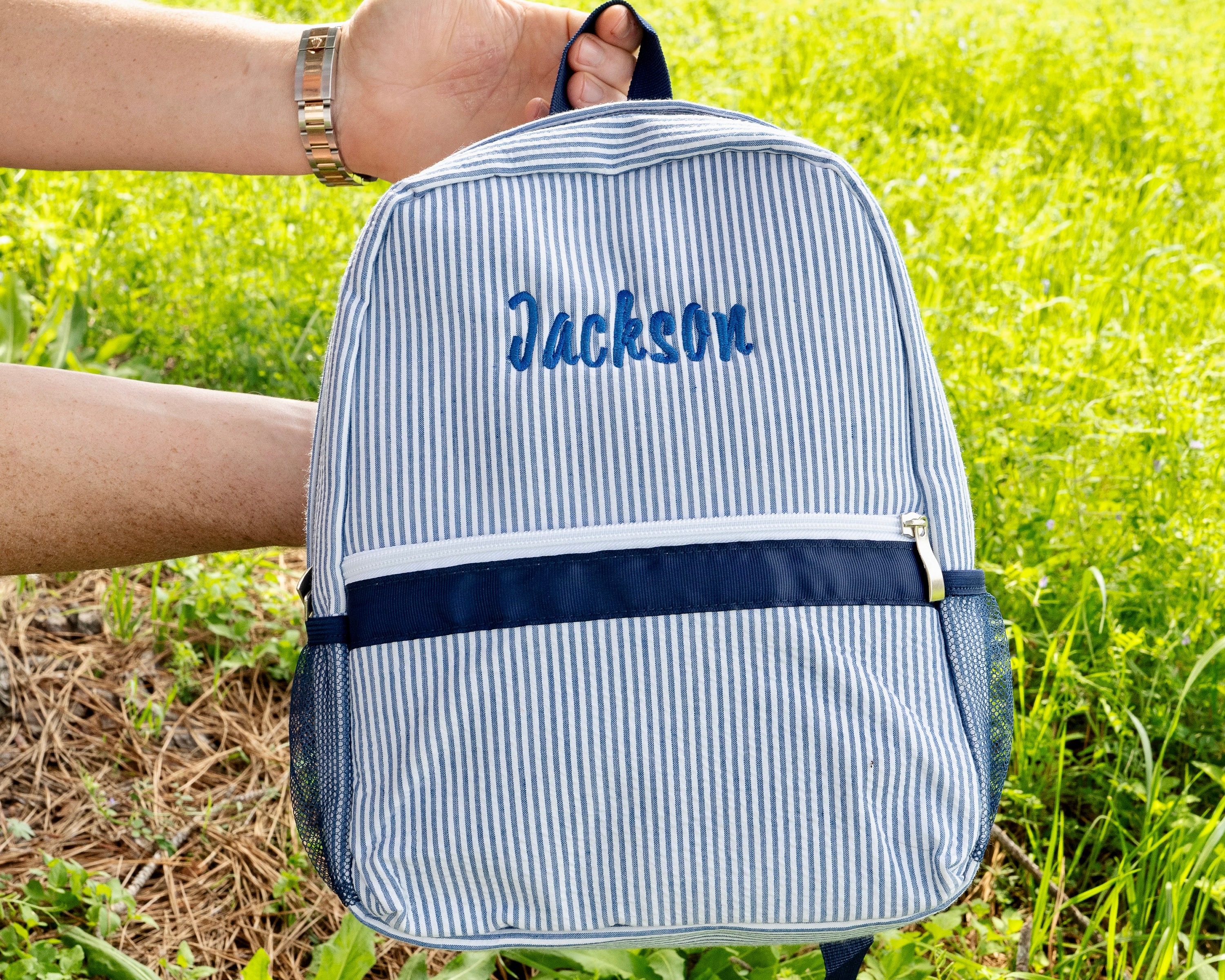 Blanksmall Mochila Para Niños Pequeños, Seersucker Mochila P