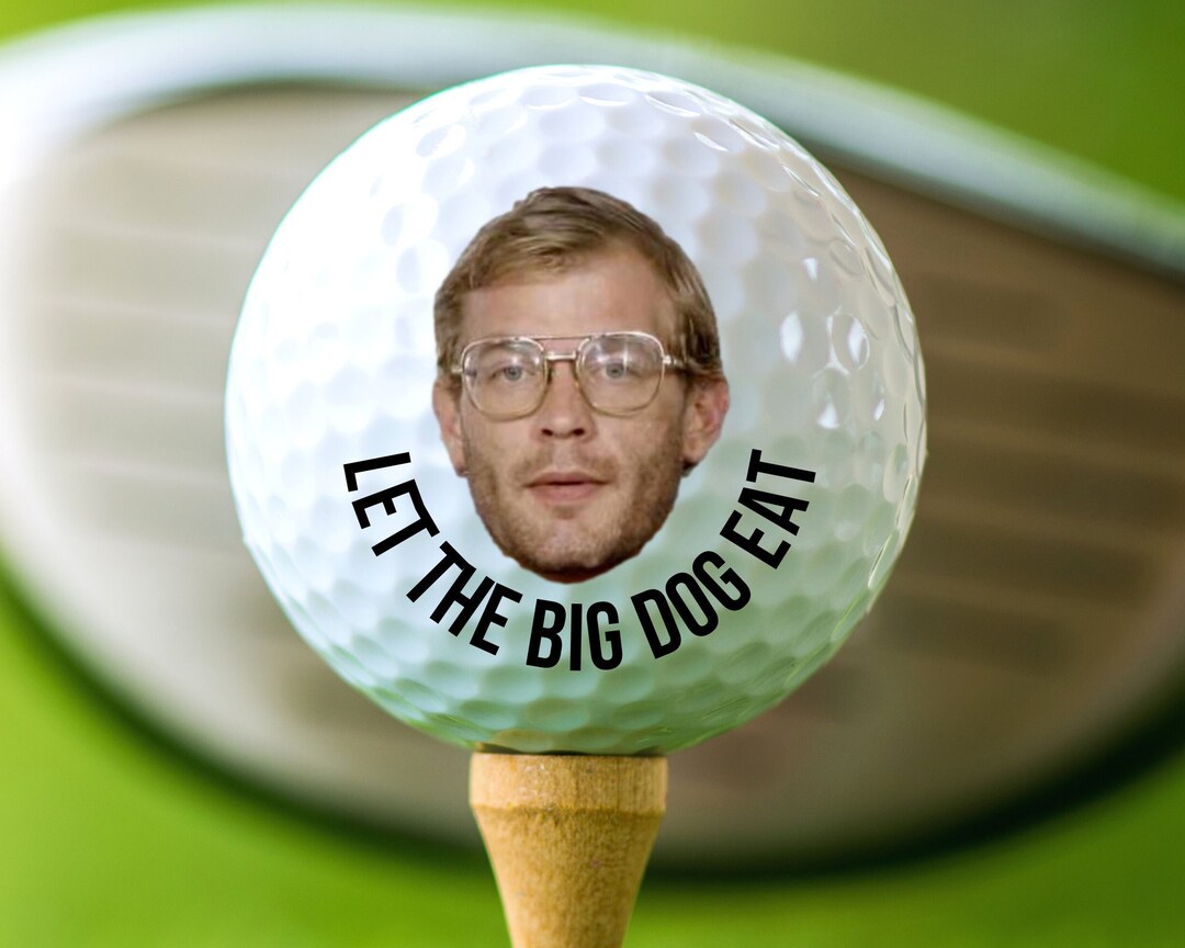 Jeffrey Dahmere Golf Ball, Funny Golf Balls, Funny Golf Gifts, Serial