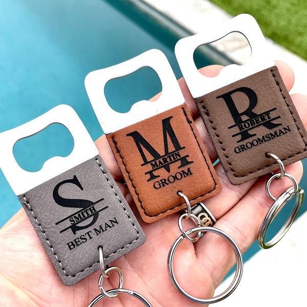 Groomsmen Gift, Bottle Opener, Groomsmen Gifts Personalized Bottle Opener, Groomsmen Proposal Best Man Gift, Custom Groomsman Gift, keychain
