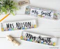 Personalized Teacher Desk Name Plate - Teacher gift, Custom Teacher Desk Name Plate Plaque, Name Plate For Desk,  Teacher Appreciation Gift