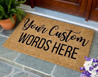 Custom Door Mat, Custom Doormat, Personalized Door Mat, Personalized Doormat, Customized Welcome Mat