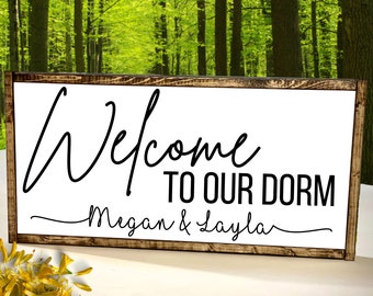 Sign for Dorm, Personalized Dorm Sign, Dorm Decor for College Girls Dorm Room Decor Girls Dorm Decor Custom Dorm Decor for Dorm Wall Decor