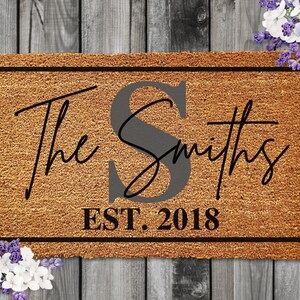 Personalized Anniversary Gifts for a Couple, New Home Gift, Housewarming Gift Personalized Housewarming Gift for Family Name Wedding Gift