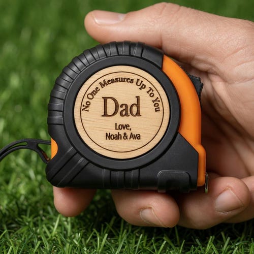 No One Measures Up Personalized Tape Measure, Fathers Day Gift From Daughter, Personalized Gifts For Dad, Gift for Husband, Fathers Day Gift