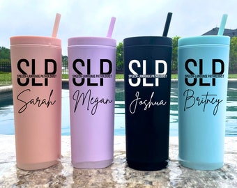 Speech Language Pathologist Gift, SLP Gift, Speech Therapist Gift, SLP Tumbler, Speech Therapy Cup, Speech Graduation Gift, Speech Therapy
