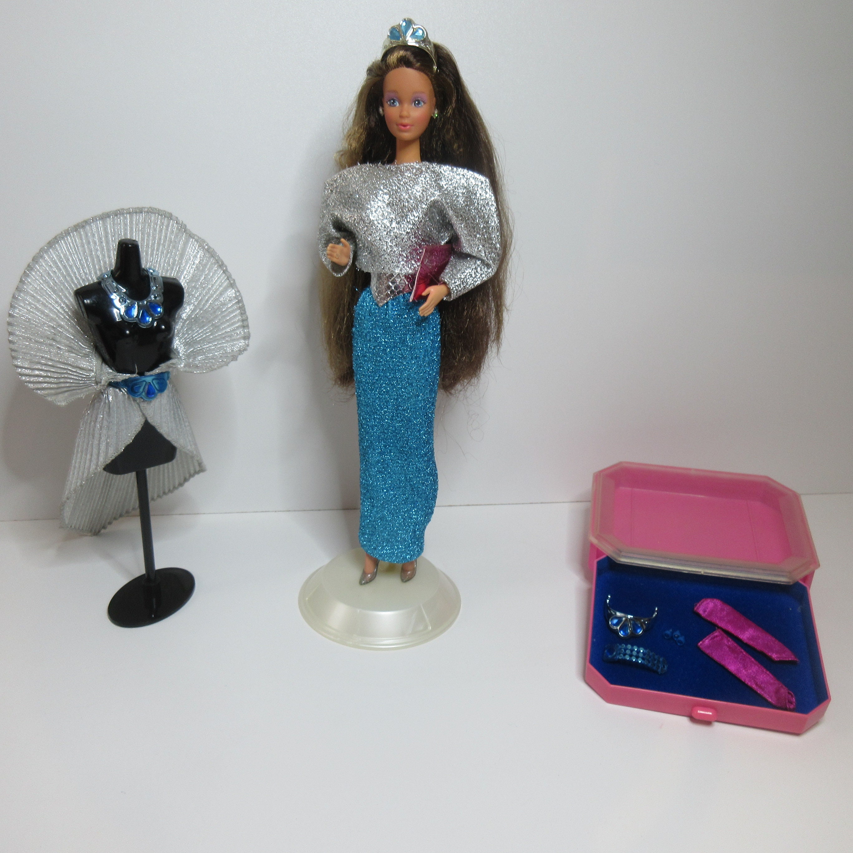 Blauwdruk Zeker Het strand Barbie Mattel Jewel Secrets Whitney Doll 1986 - Etsy
