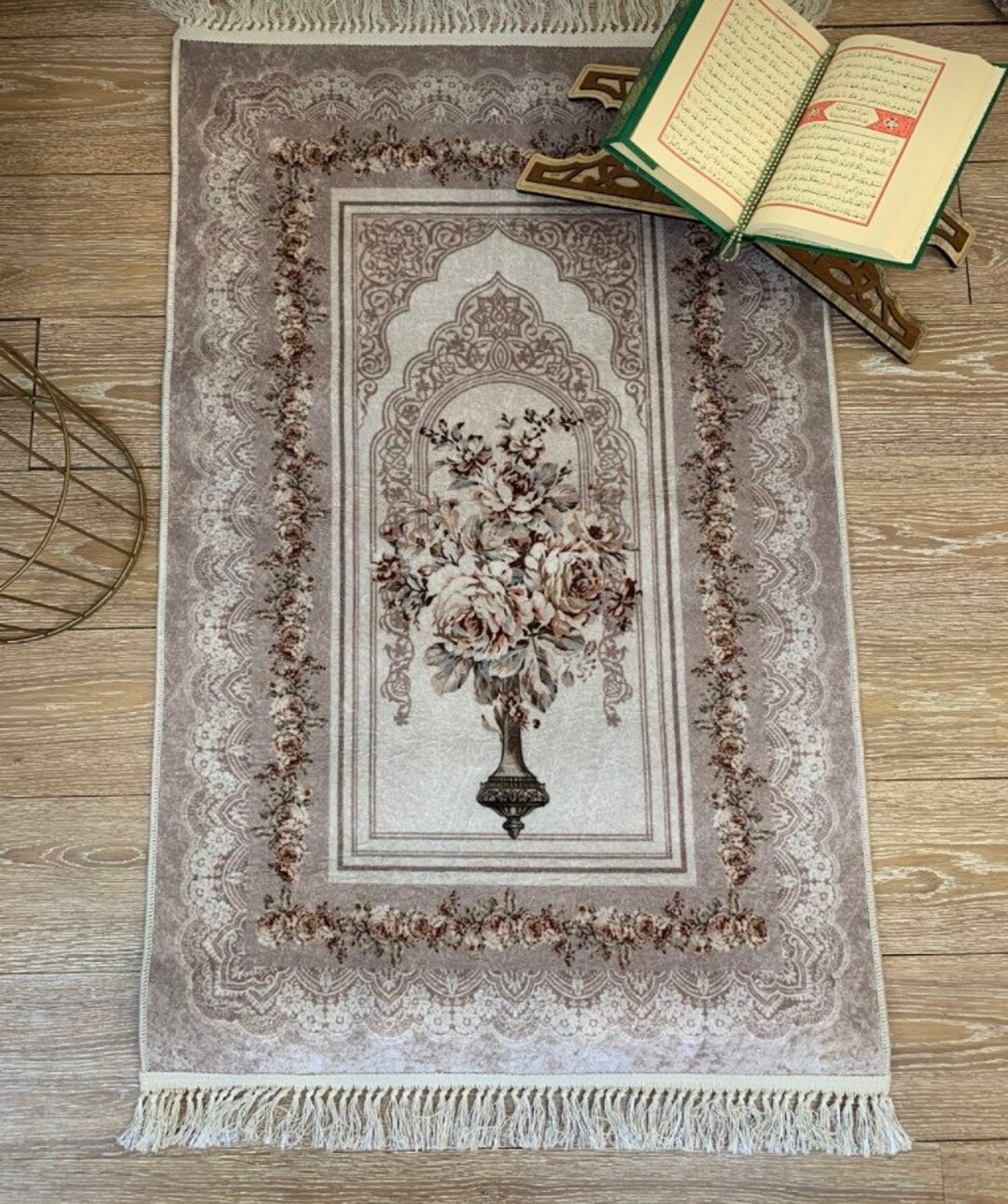 Soft Padded Thick Muslim Prayer Rug Islamic Turkish Sajadah Etsy