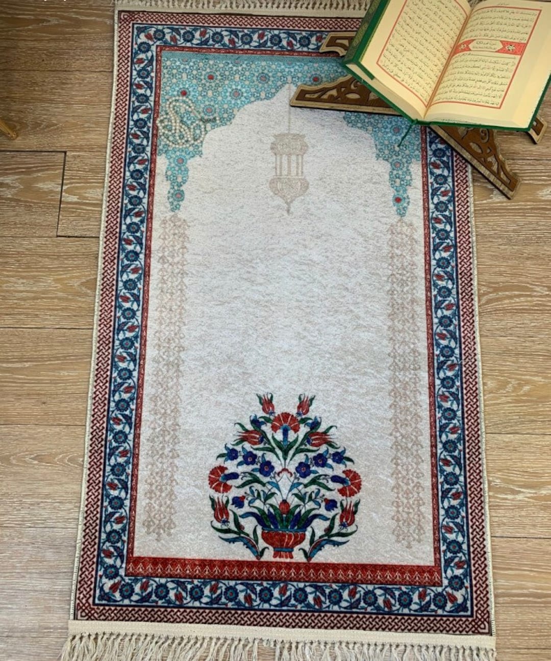 Soft Padded Thick Muslim Prayer Rug Islamic Turkish Sajadah Etsy