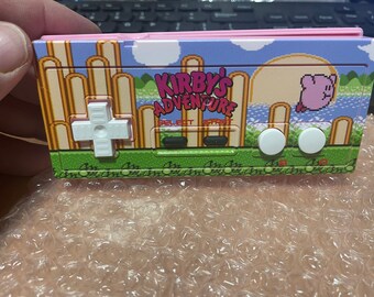 Custom uv printed Kirby nes Controller Shell