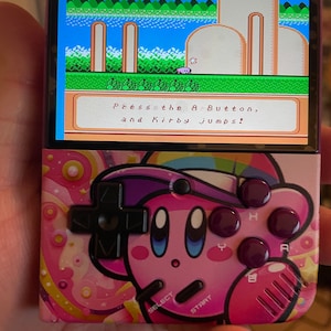 Custom Industrial uv printed KIRBY Miyoo Mini Plus