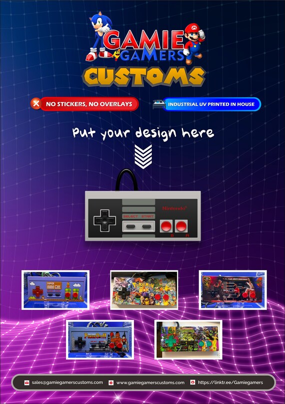 Custom Uv Printed Nes Controller