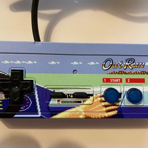 Custom Uv printed Sega Outrun Controller