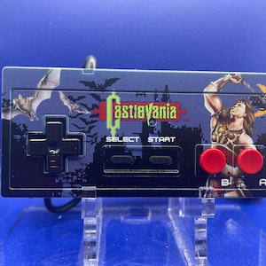 Custom uv printed Castlevania Nes Controller
