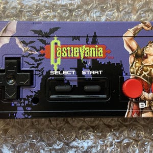 Custom uv printed Castlevania Nes controller shell