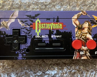 Custom uv printed Castlevania Nes controller shell
