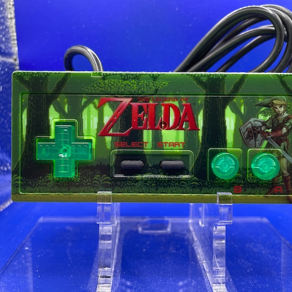 Custom Zelda Nes Controller uv printed