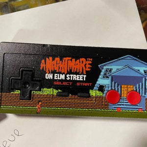 Custom  uv printed Nightmare on elm Street  Nes Controller
