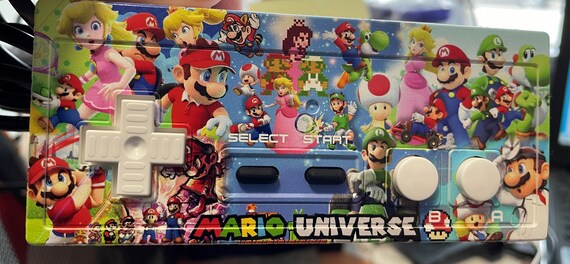Uv Printed Custom Mario Universe Nes Controller Shell