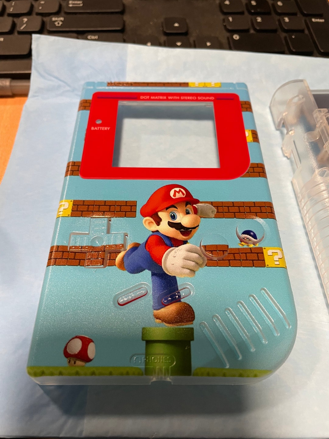 Custom Uv Printed Mario GB Omg Shell - Etsy