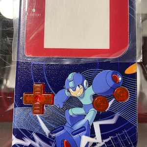 Custom uv printed Mega man Game boy Shell