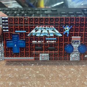 Custom uv printed Mega Man Nes Controller shell