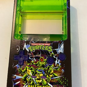 Custom Uv printed TMNT : Fall of the foot clan   GBC