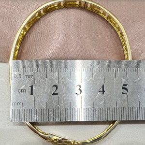 Meander Bangle Bracelet 14K Solid Yellow Gold Gold Greek Key Bracelet ...