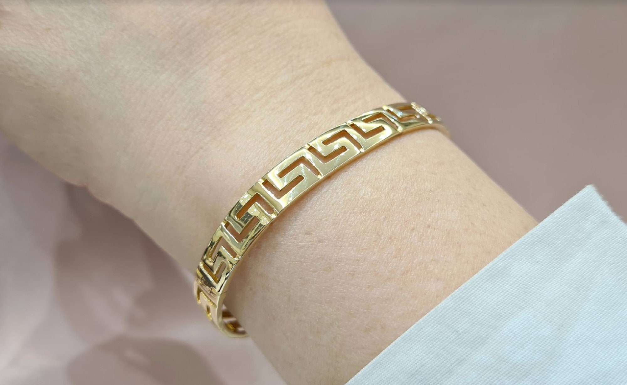 L Monogram Bangle Bracelet(SALE) – Beautiful Things GREEKS Company  Exclusively for GREEKS