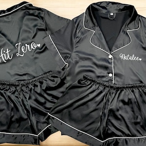 Cheerleaders Team Set, Personalized Gift, Silk Pajama, Cheer Leaders Short Set, School Team Shorts, College Team Pajamas, Cheer Team Outfit