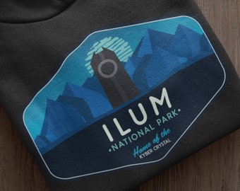 Star Wars Hoodie, Ilum Planet Hoodie, Star Wars Geeky Parody Hoodie, Star Wars Sweatshirt, Star Wars Planet Hoodie, Unisex, Disney Hoodie