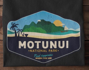 Disney Moana T-Shirt, Motunui National Park T-Shirt, Moana Shirt, Unisex Shirt, Disney Family Shirts, Moana Disney Shirt, Moana Gift, Moana