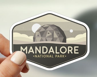 Star Wars-sticker Mandalore National Park