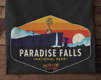Disney UP Shirt, Paradise Falls National Park T-Shirt, Disney UP Movie Shirt, Adventure is out there Shirt, UP Balloon House Shirt, Up Gift