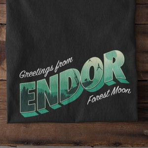 Koszulka Star Wars, Koszulka Endor Forest, Koszulka męska i damska, Koszulka Star Wars, Koszulka Endor Forest, Unisex, Koszulka Luke Skywalker, Disney